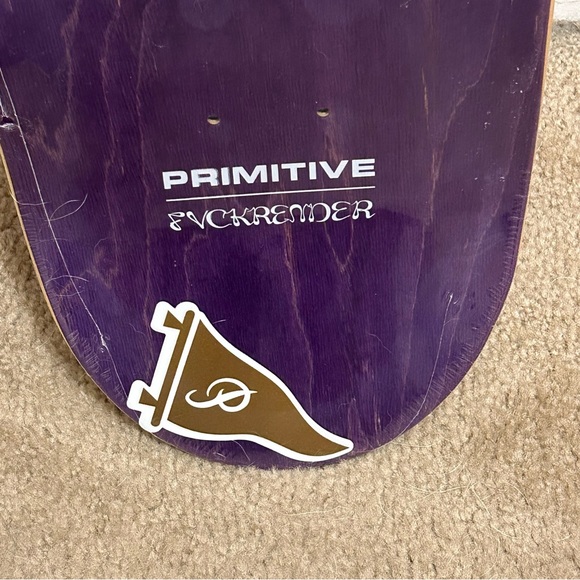 Primitive 2021 McClung Poison Pink Rose Holographic Foil Skateboard Deck 8.125” - Picture 5 of 7